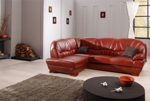 Угловой кожаный диван-кровать Pop 3F-OTM