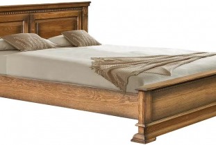 Кровать двойная «Верди Люкс» с низким изножьем